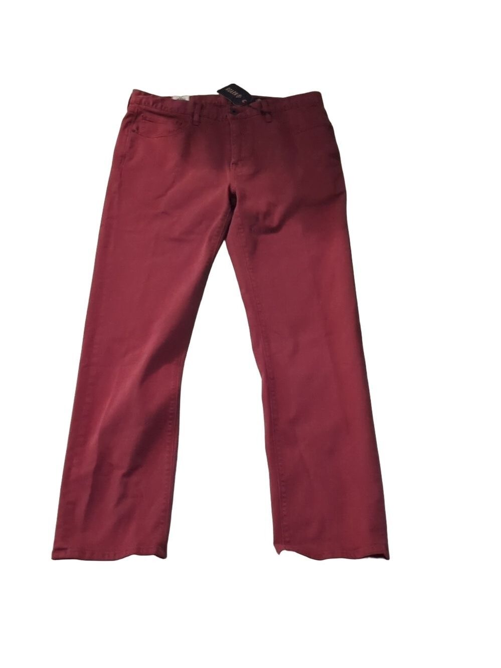 Roark Hwy 128 5 Pocket Maroon Straight Fit Jeans Size 36